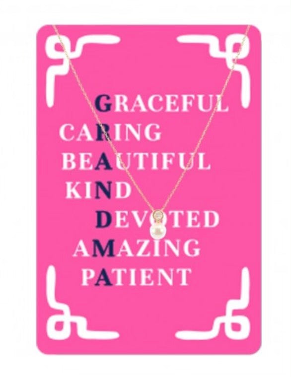 Grandma Necklace Jewelry Card