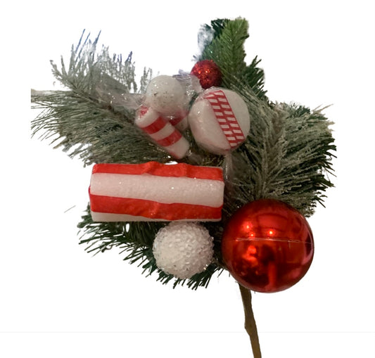 Peppermint & Candy Tree Pick