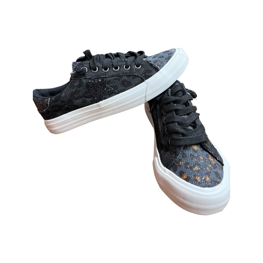 Gypsy Jazz Women’s Cosmic 2 Black Leopard Sneakers