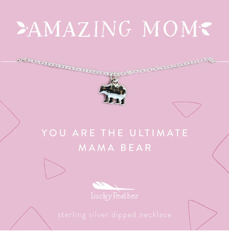 Amazing Mom Ultimate Mama Bear Necklace