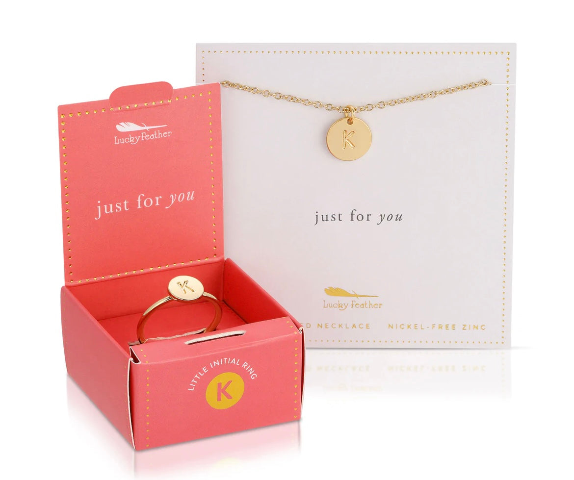 Gold Initial Ring
