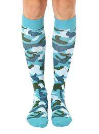 blue camo socks
