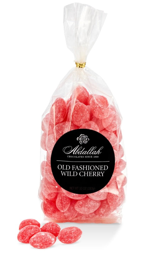 Sanded Wild Cherry Drops 10 oz bag