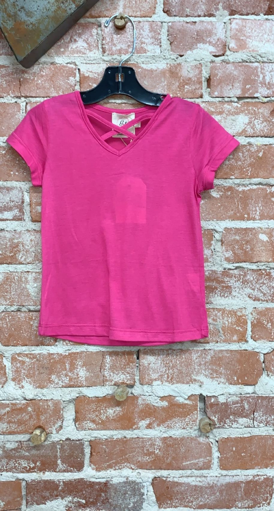 bestie pink tee