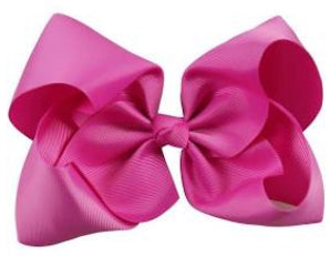 Hot Pink 8" Hair Bow
