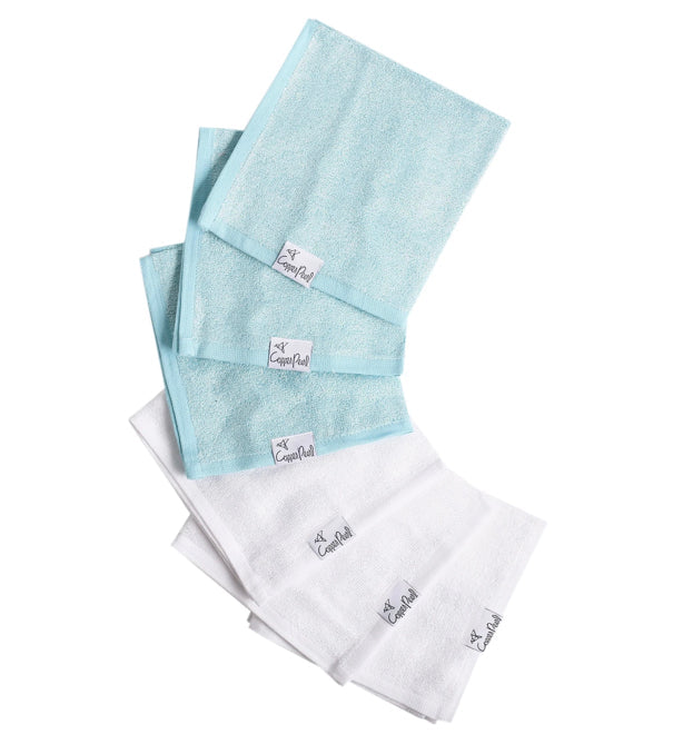 Copper Pearl washcloth set