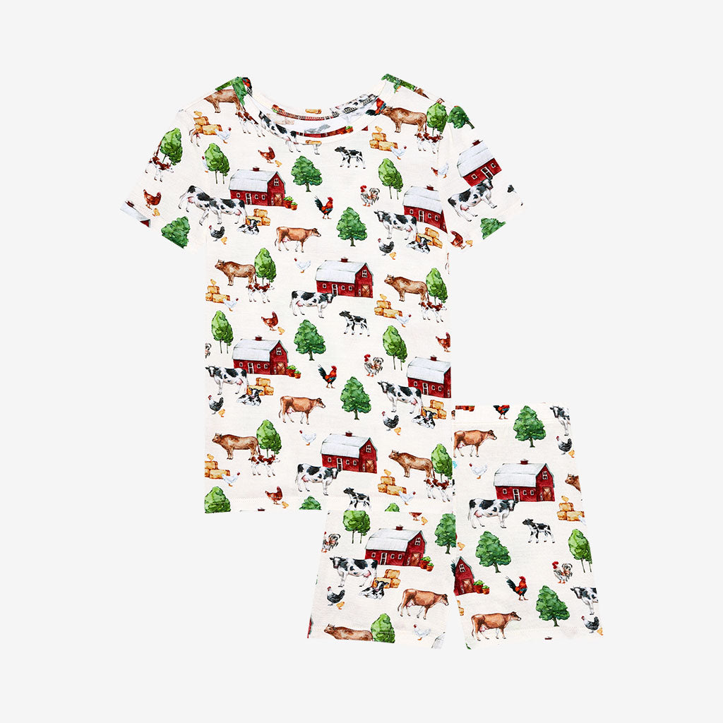 Posh Peanut Short Sleeve & Shorts Pajama-Nashvile