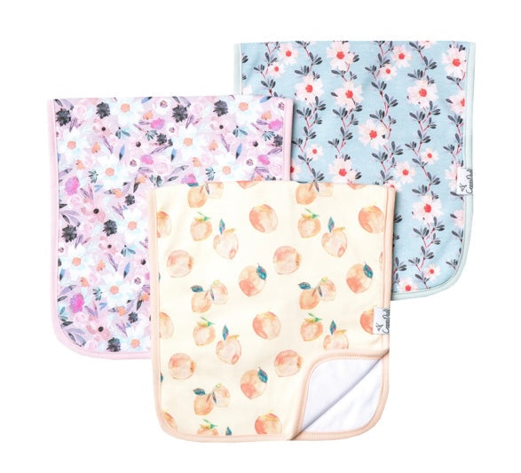 Copper Pearl burp cloth set