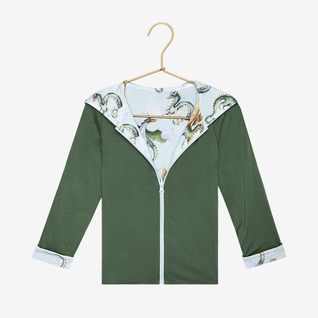 Posh Peanut Long Sleeve Reversible Jacket-Percy