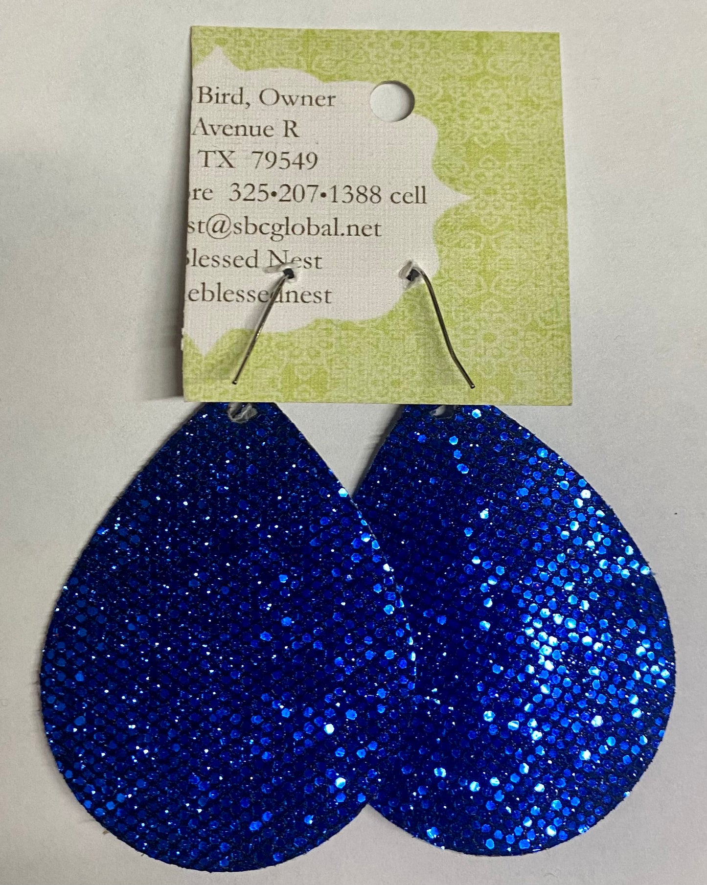 Texas Rangers Teardrop Earrings