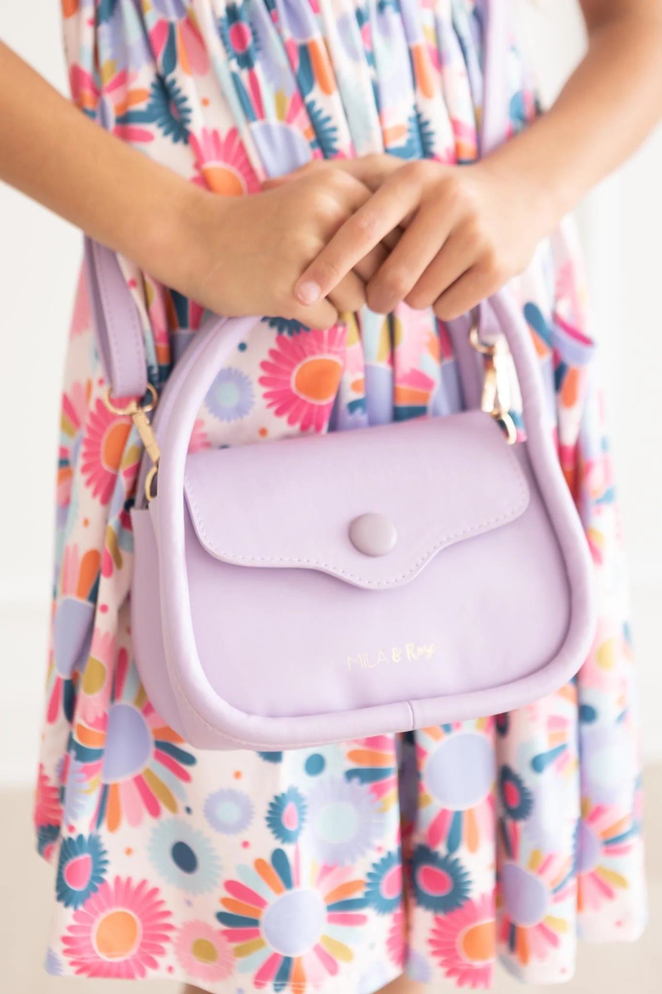 lavender classy purse