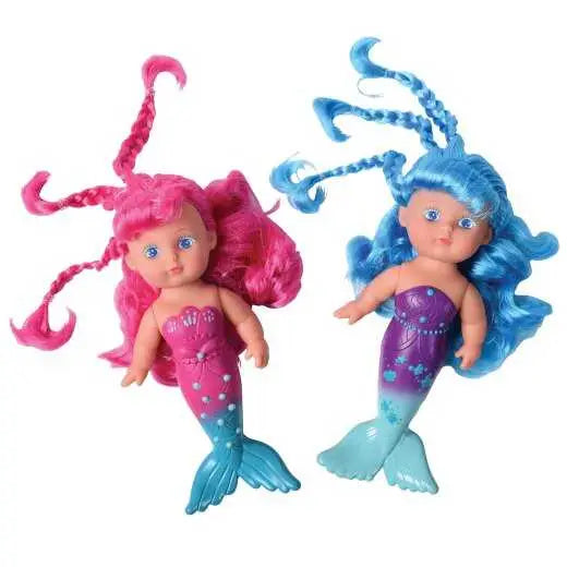 mermaid bath doll