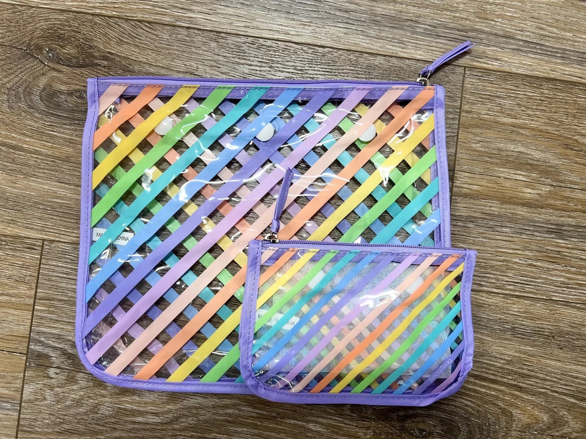 pastel stripes insert