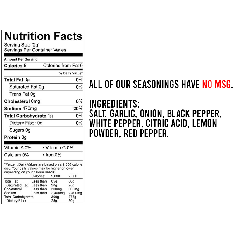 GYAO Pop Smoke Taco & Fajita Seasoning