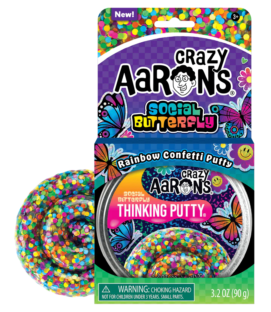 social butterfly thinking putty
