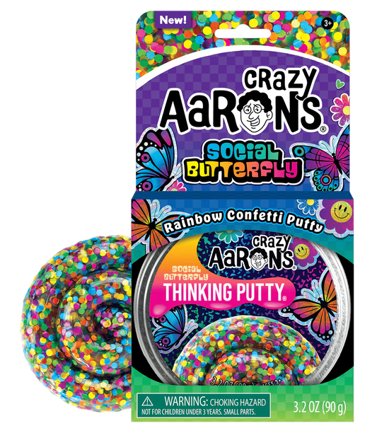 social butterfly thinking putty