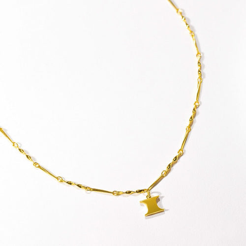 Gold Dipped Letter Necklace