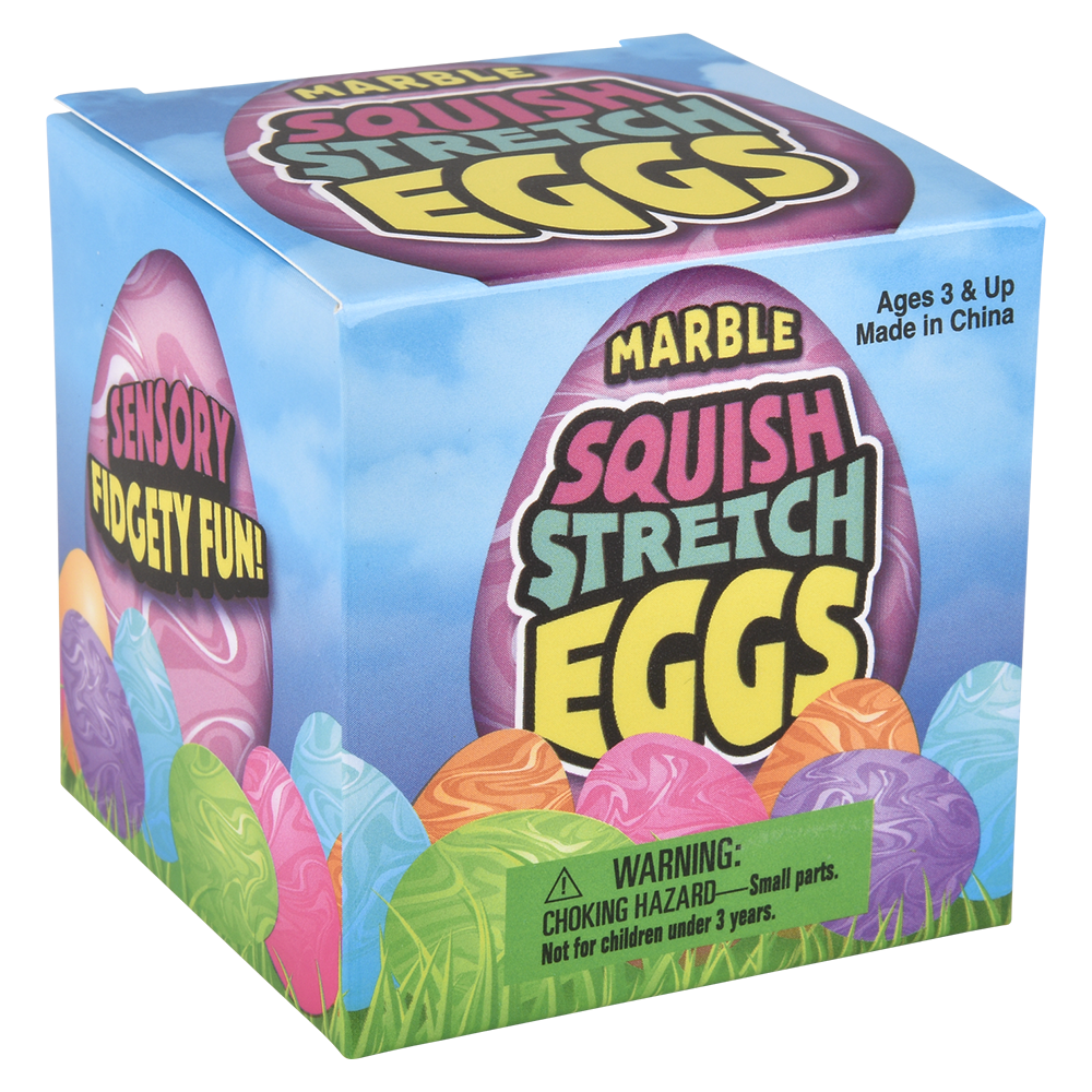 2.5" Squish Marble Egg