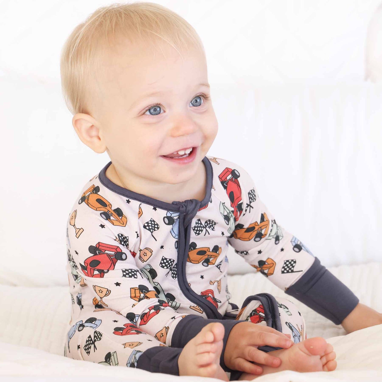 Pit Crew Convertible Zip Romper