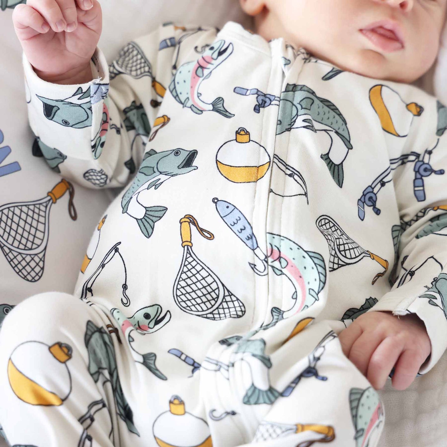 Catch of the Day Zipper Footie