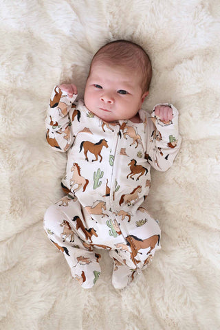 Pony Club Zipper Footie
