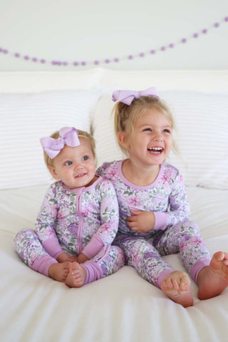 Lavender Lullaby Convertible Zip Romper