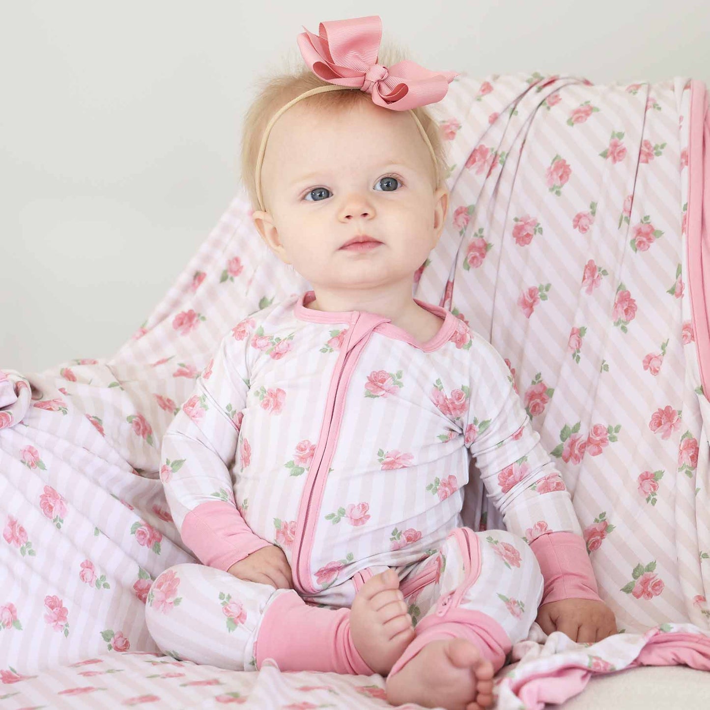 Rosy & Cozy Convertible Zip Romper