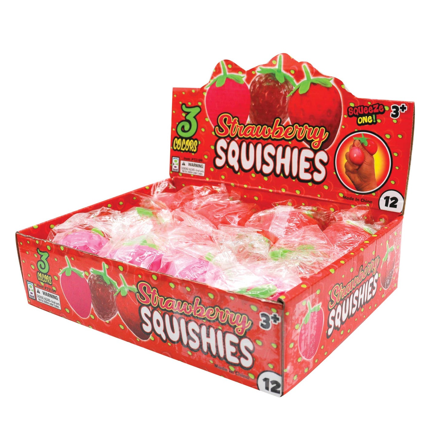 STRAWBERRY SQUISHIES  12/DSP