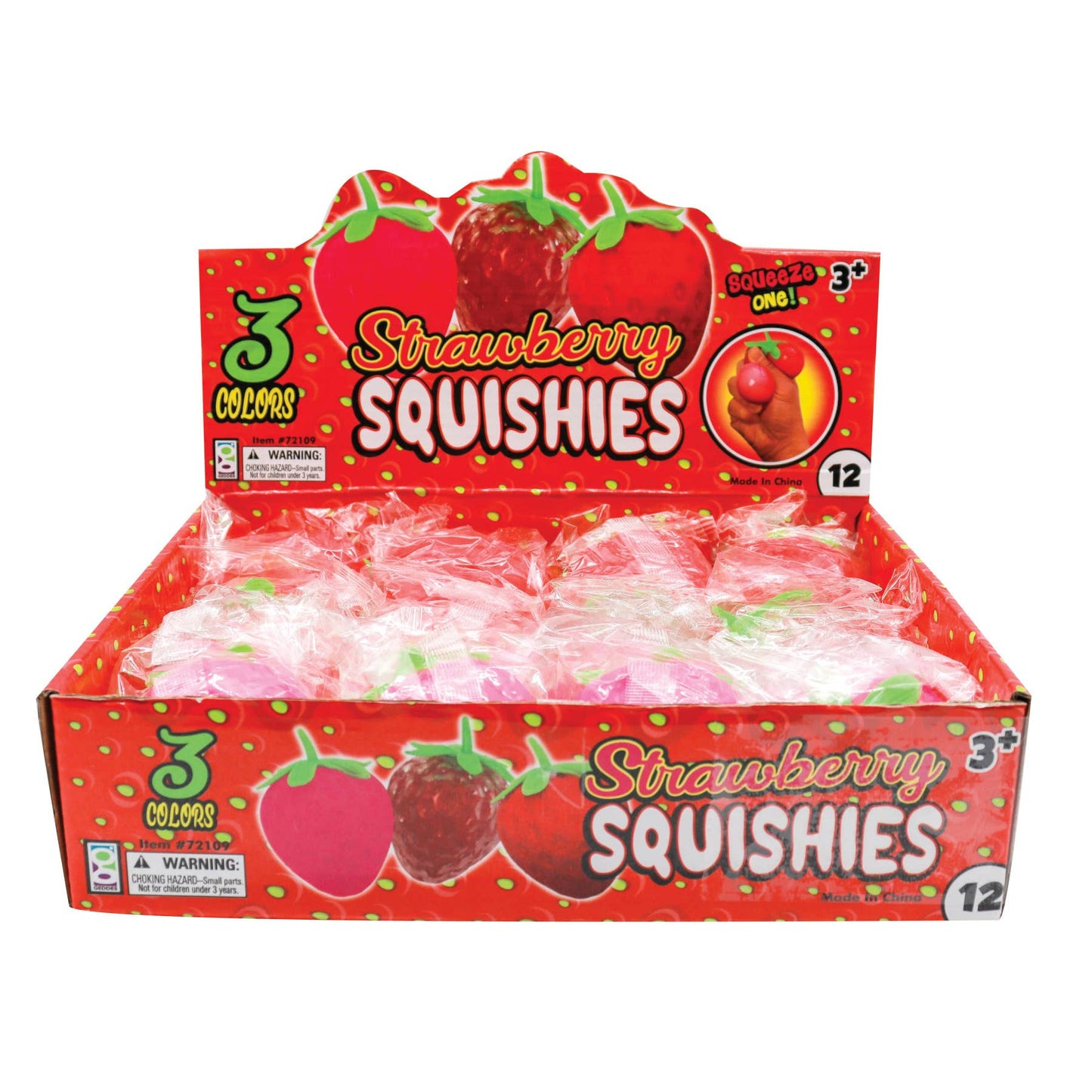 STRAWBERRY SQUISHIES  12/DSP