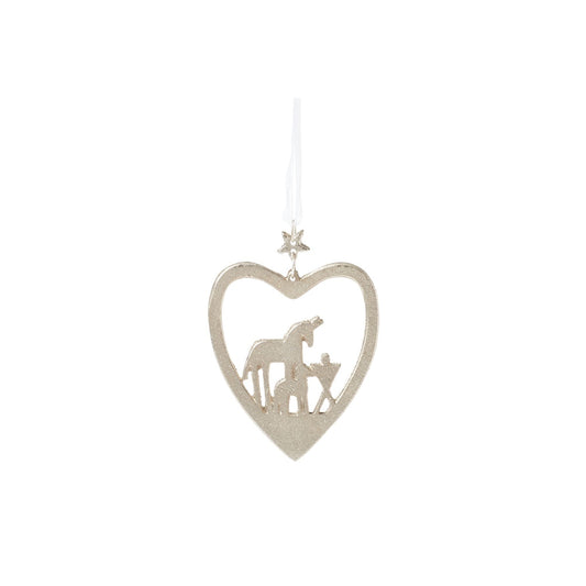 Manger Ornament