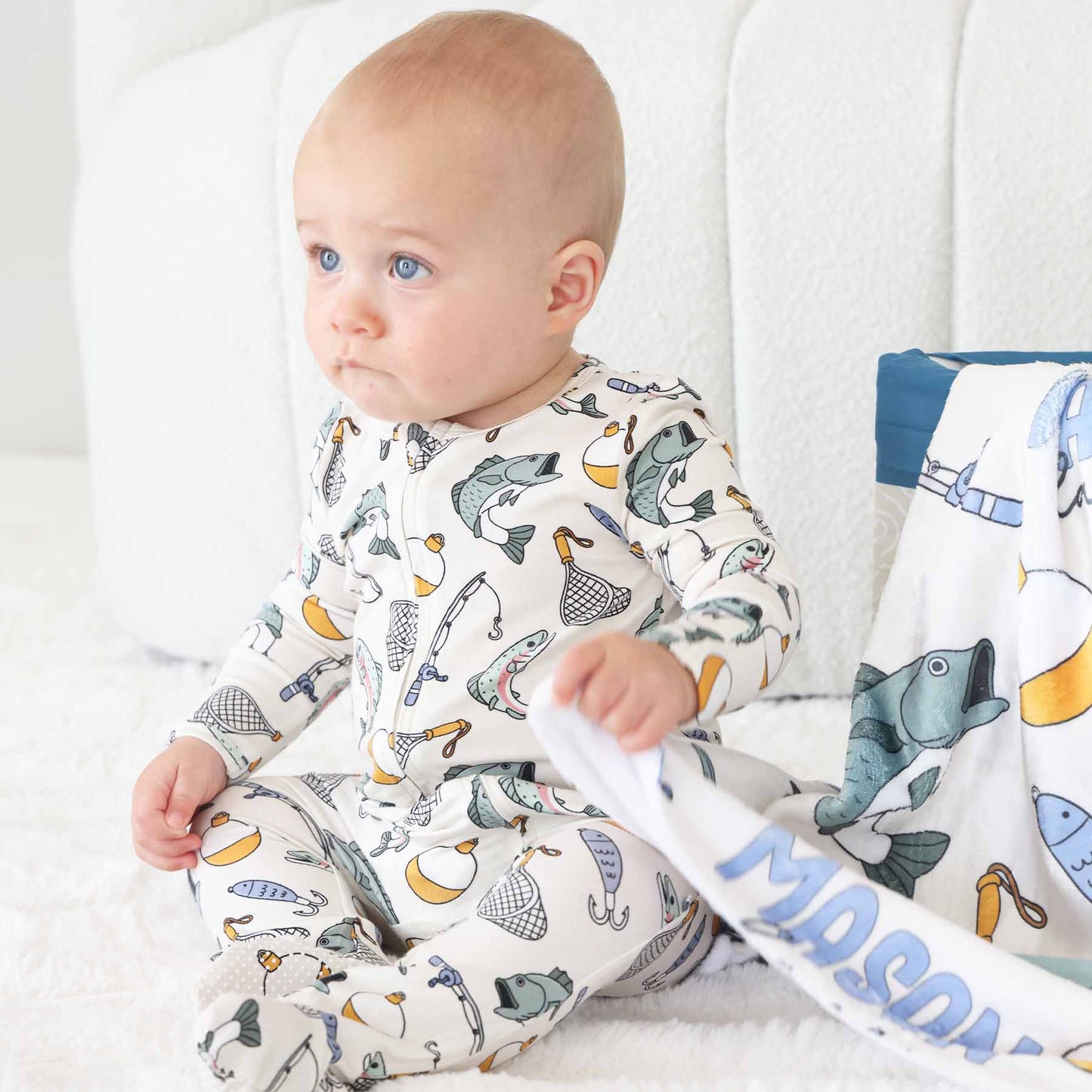 Catch of the Day Zipper Footie