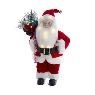 Kurt Adler Christmas Decor 12" Lighted Santa