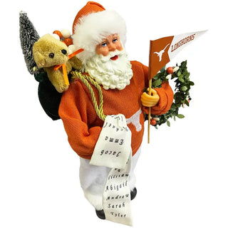 12" University of Texas Longhorns Proud Santa