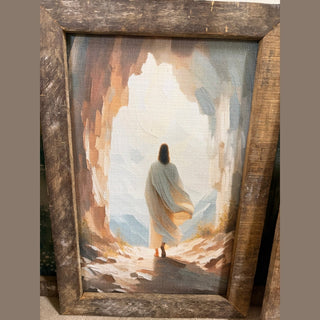 12" x 12" Rustic Framed Art
