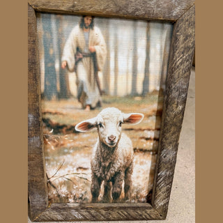 12" x 12" Rustic Framed Art