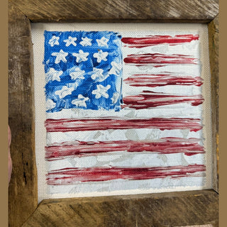 12" x 12" Rustic Framed Art