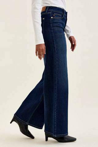 High Waist LUX Retro Wide DK Jeans in Twilight Blue
