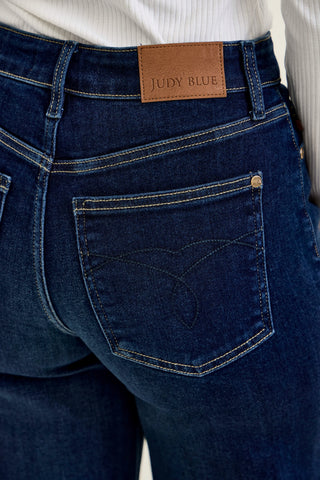 High Waist LUX Retro Wide DK Jeans in Twilight Blue