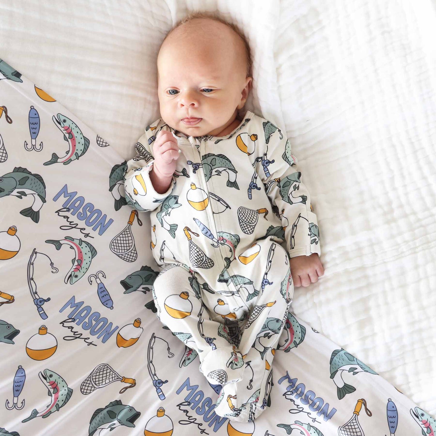 Catch of the Day Zipper Footie