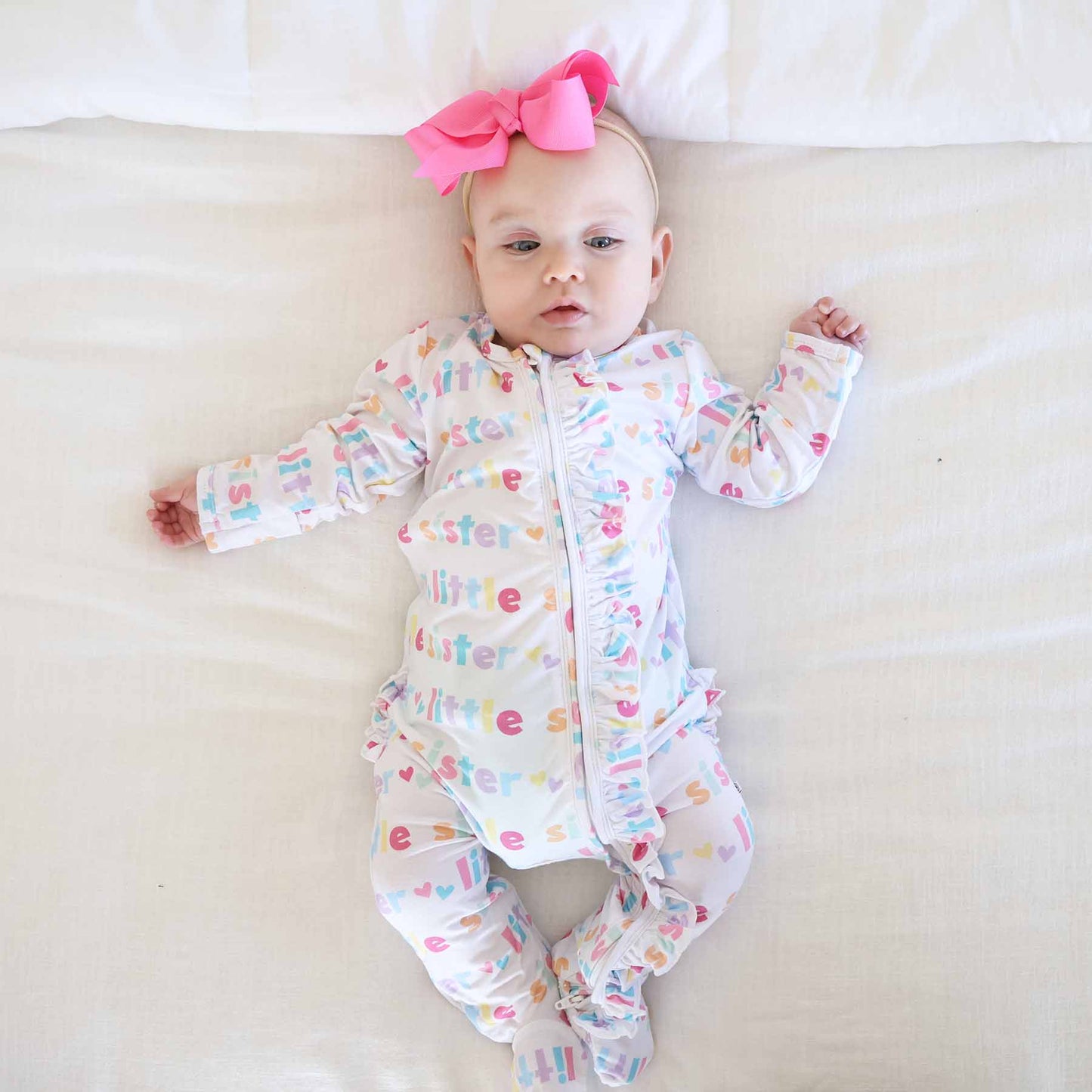 Little Sibling Zipper Footie