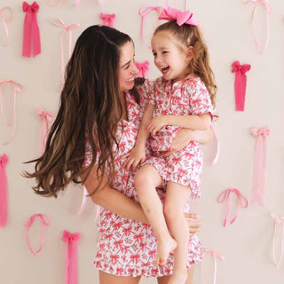 Bow Besties Women's Two Piece PJ Set