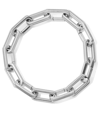 Brighton Maria Link Bracelet in silver with rectangular chain links
