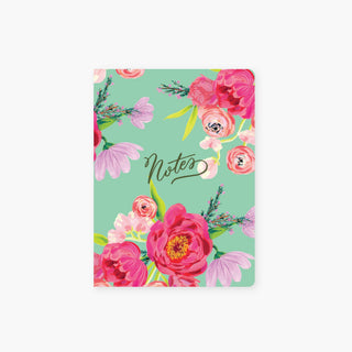 2021 Co. Stationary Bright florals pocket journal