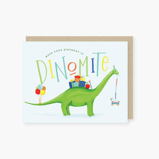 2021 Co. Stationary Dino-mite birthday card