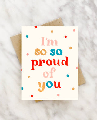 2021 Co. Stationary I'm so so proud card