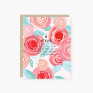 2021 Co. Stationary Mom definition floral mother's day card