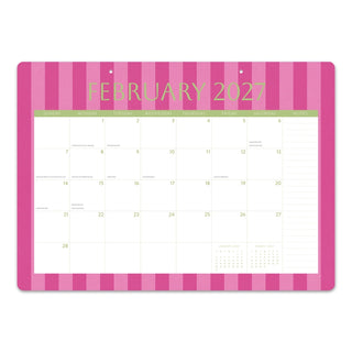 2027 Cabana Stripes Decorative Desk Blotter