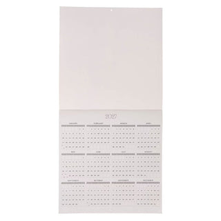 2027 yearly wall calendar showing all twelve months in a clean white layout
