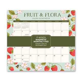 2027 Fruit & Flora Magnetic Monthly Pad