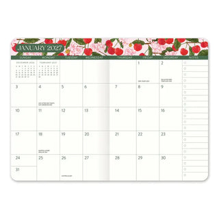 2027 Fruit & Flora Monthly Pocket Planner